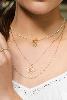 collier Rosemary noir doré de Shlomit Ofir