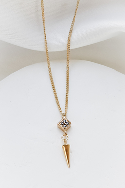 collier Lux noir doré de Shlomit Ofir