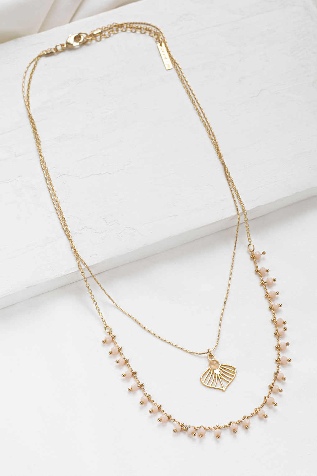collier Noya rose doré de Shlomit Ofir