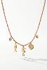 Collier Nura fluo doré de Shlomit
