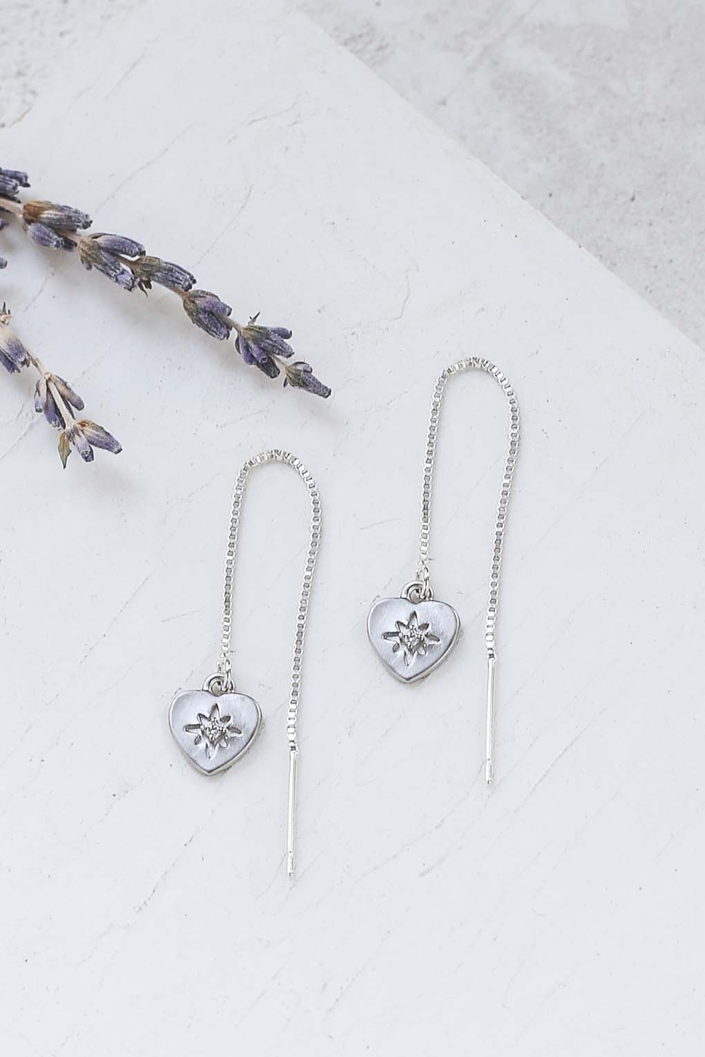 boucles Amour argenté de Shlomit Ofir