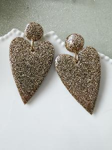 Boucles coeur paillettes du live