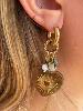 Boucles Romy coeur doré