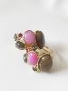 Bague Izia rose kaki doré