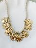 Collier Edith beige doré