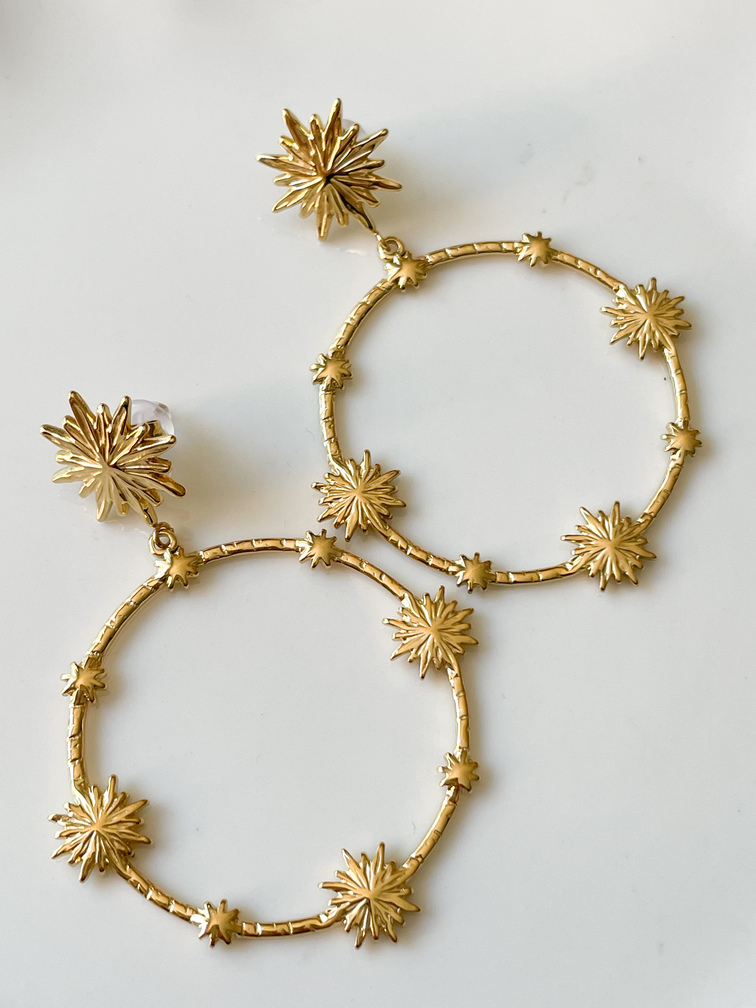 Boucles Ornella doré