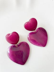 boucles Rosanna rose doré