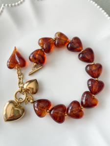 bracelet Sweet ambre doré
