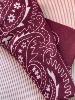 foulard bandana bordeaux tout doux