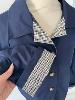Veste trench court 36/46 marine