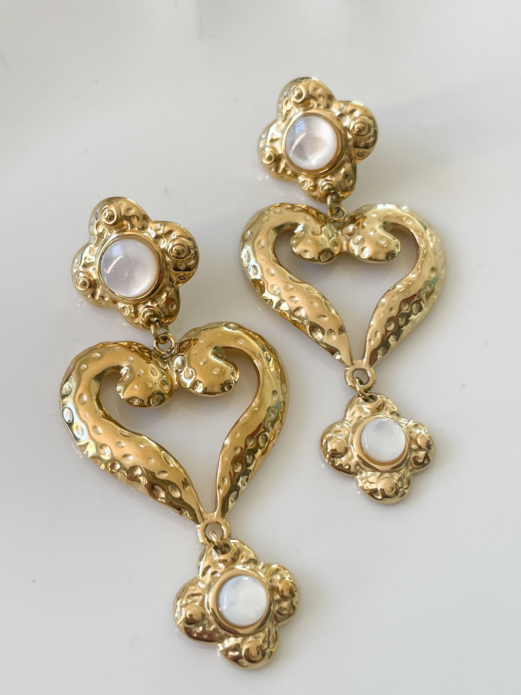 boucles Apache blanc doré
