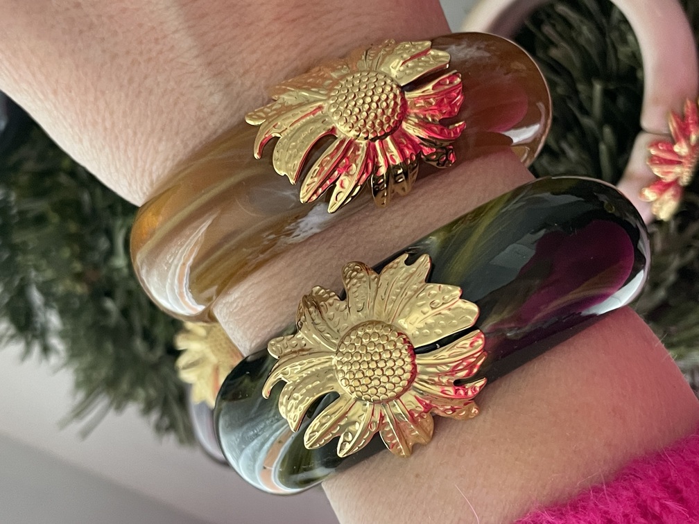 Bracelet Abby miel doré