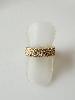 bague Claude strass doré