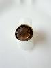 Bague Ornella cristal marron doré T56