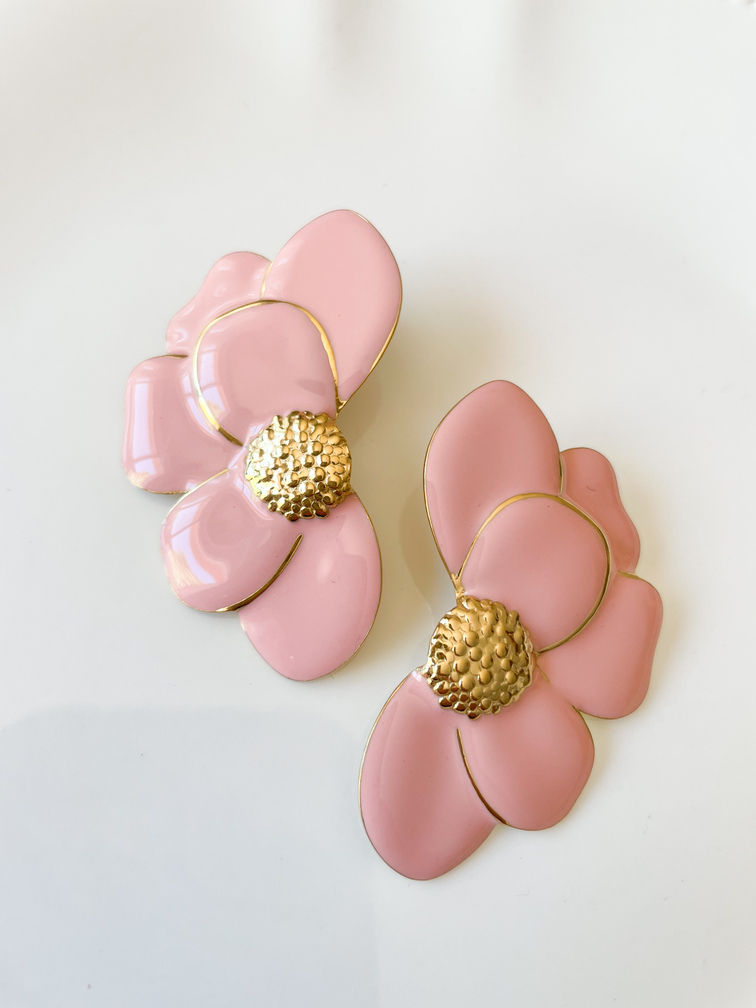 boucles Emma rose doré