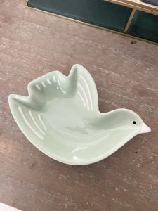 Coupelle oiseau vert