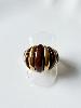 Bague Cricri marron doré de la capsule de Cricri