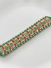 bracelet Bali turquoise rose doré