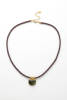 Collier Cruise Labradorite doré de Shlomit