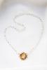 collier Glory blanc doré de Shlomit Ofir