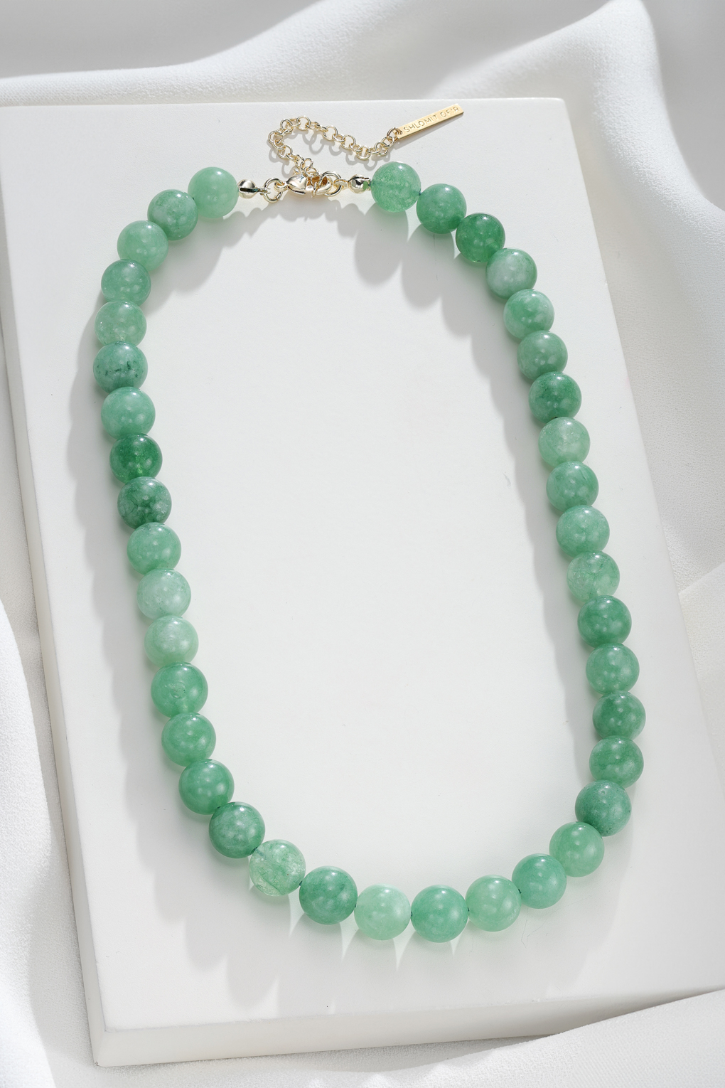 Collier Kai vert doré de Shlomit