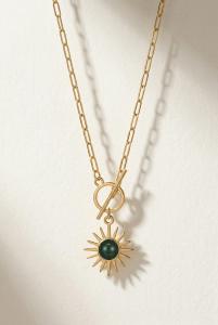 Collier Siena bleu doré de Shlomit