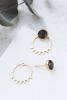 boucles Miya jacket noir doré de Shlomit Ofir
