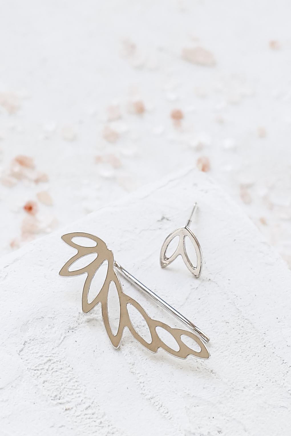 boucles Sansa climbers argenté de Shlomit Ofir