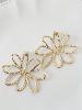 Boucles flowers doré
