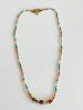 Collier Prya coloré doré
