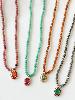 Collier pierres Cléo turquoise doré