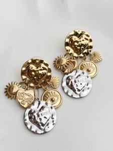 Boucles Live argenté doré
