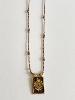 Collier Emma marron doré