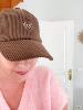 Casquette coeur graou marron