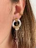 boucles Abba rose doré 