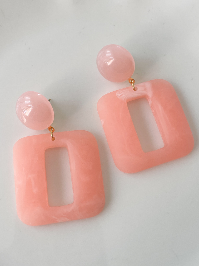 boucles rosalie rose
