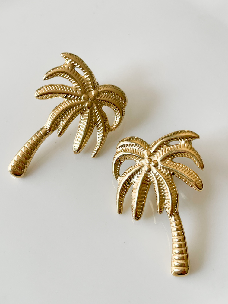 boucles palmier doré