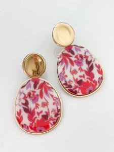 Boucles Lilas rose doré