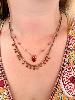 Collier pierres Biba doré