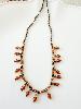 Collier pierres Biba doré