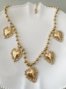 collier Ex voto doré 
