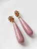 boucles Lou rose doré
