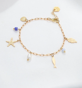 Bracelet Océan doré de Shlomit