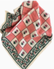 foulard fleurs rose Maison Augustin