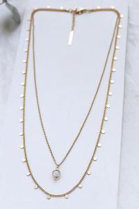 Collier Anis rose doré de Shlomit Ofir