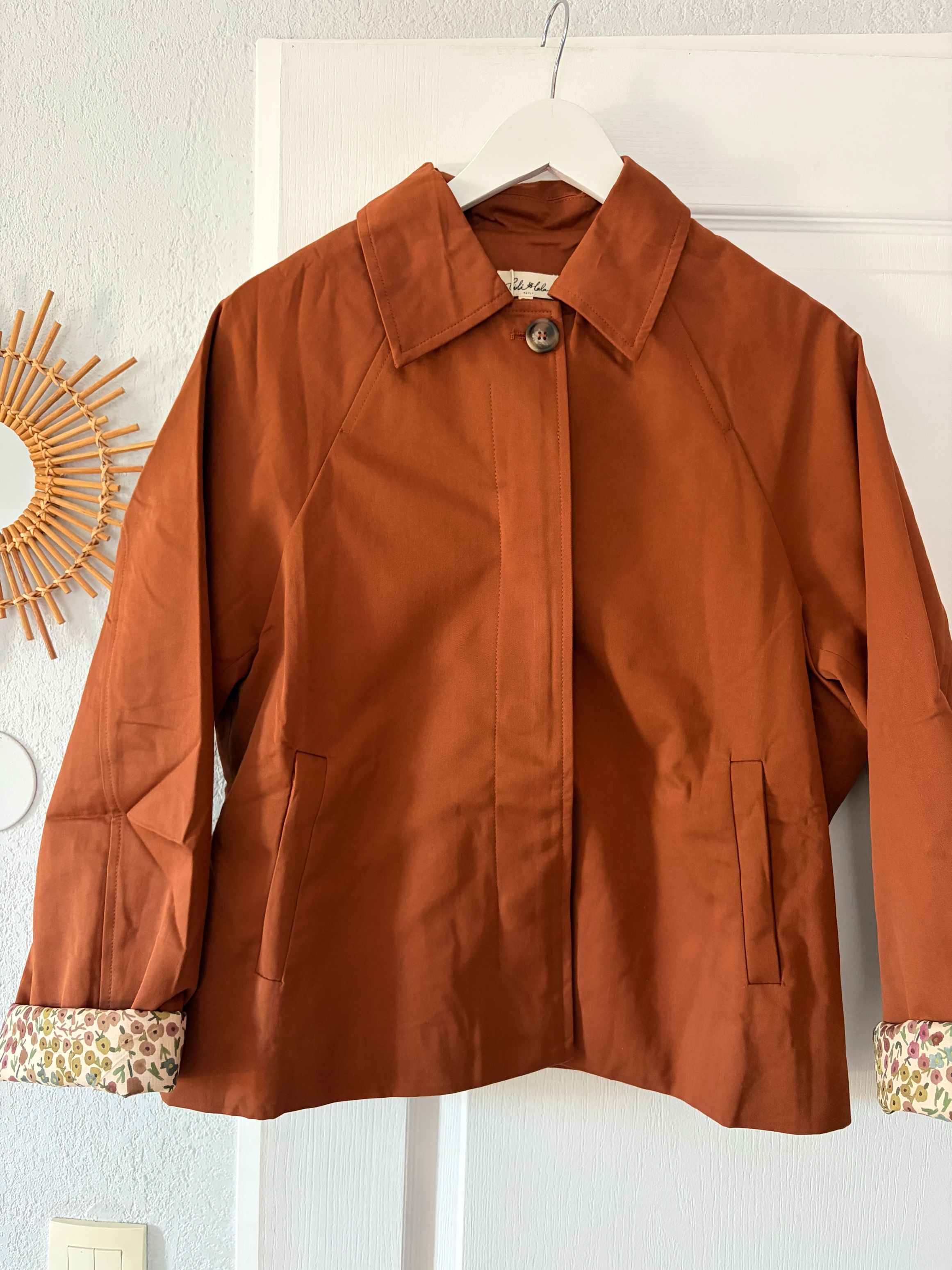 Veste Mona acajou M