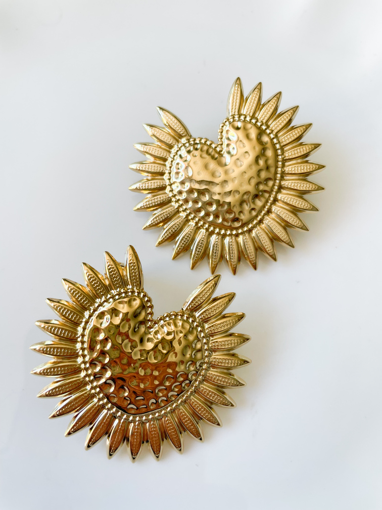 boucles Abba doré 