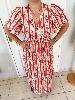 Robe fleurs roses 36