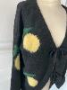 gilet doudou noir citrons 36/46
