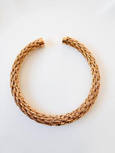 Bracelet jonc ouvert doré 